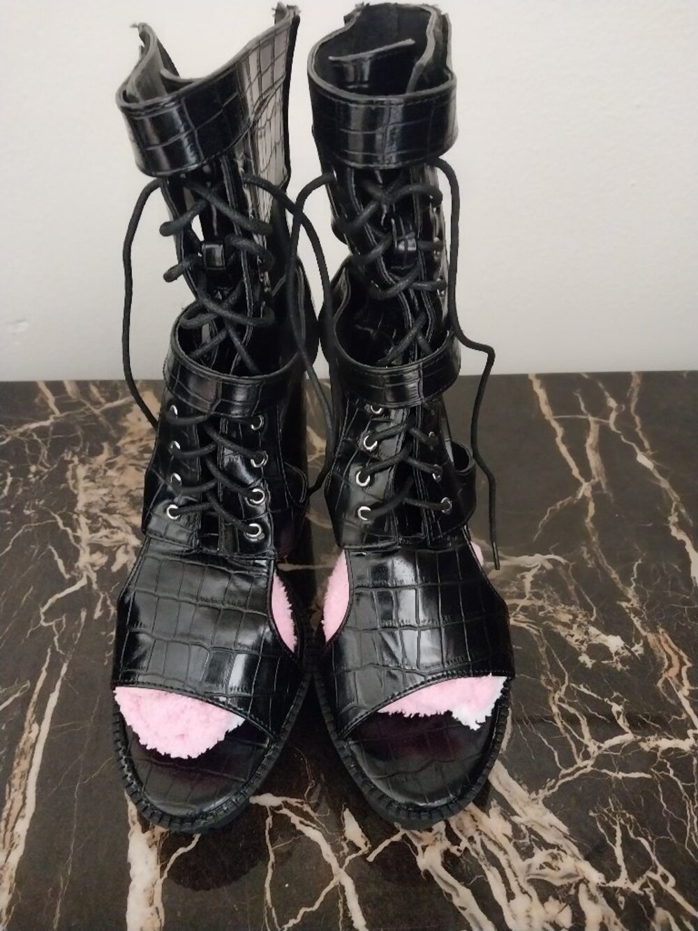 Ankle Platform Sandal Booties